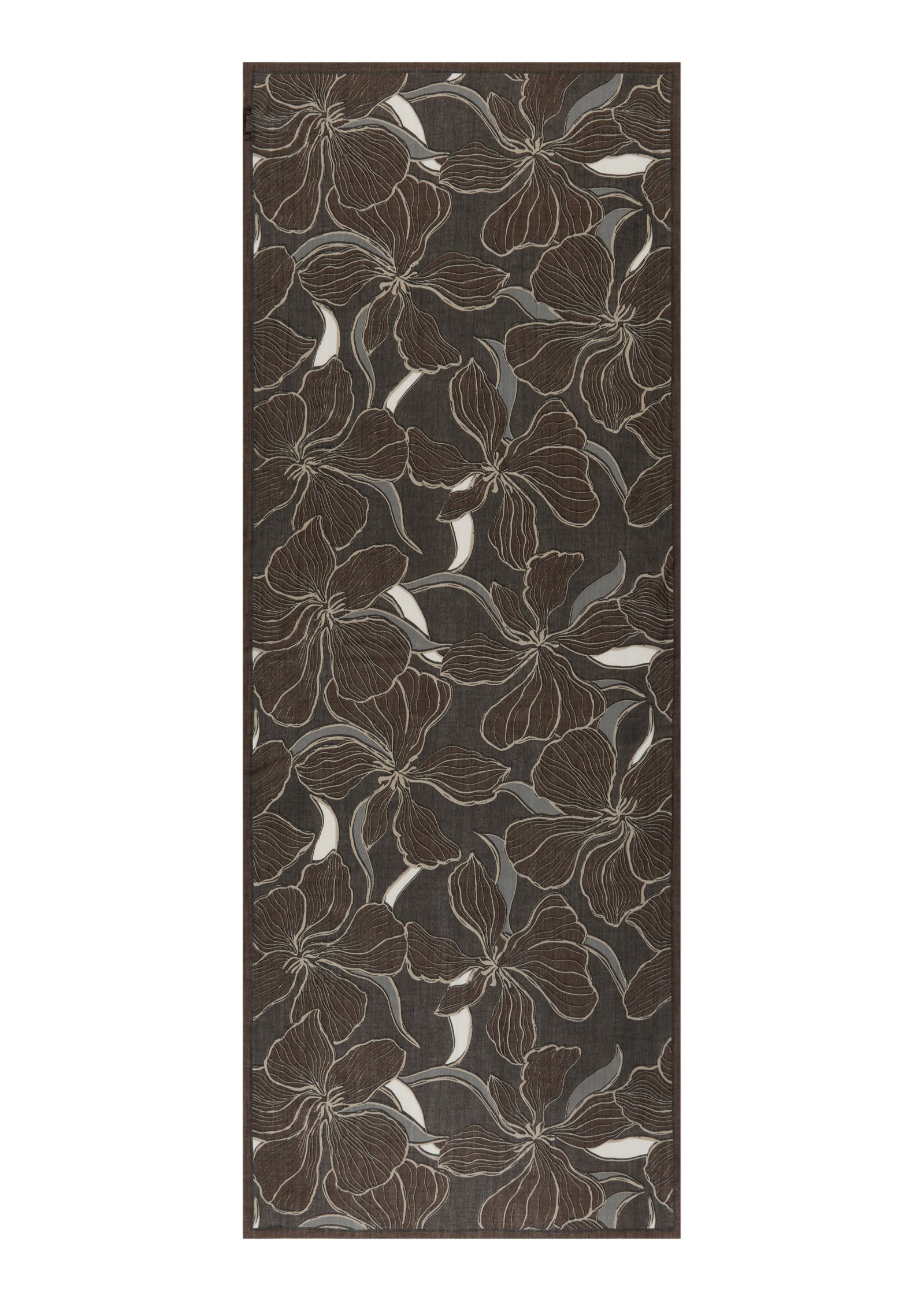 Schal aus Modal-Mix - Z34-multi/ night grey - Braun