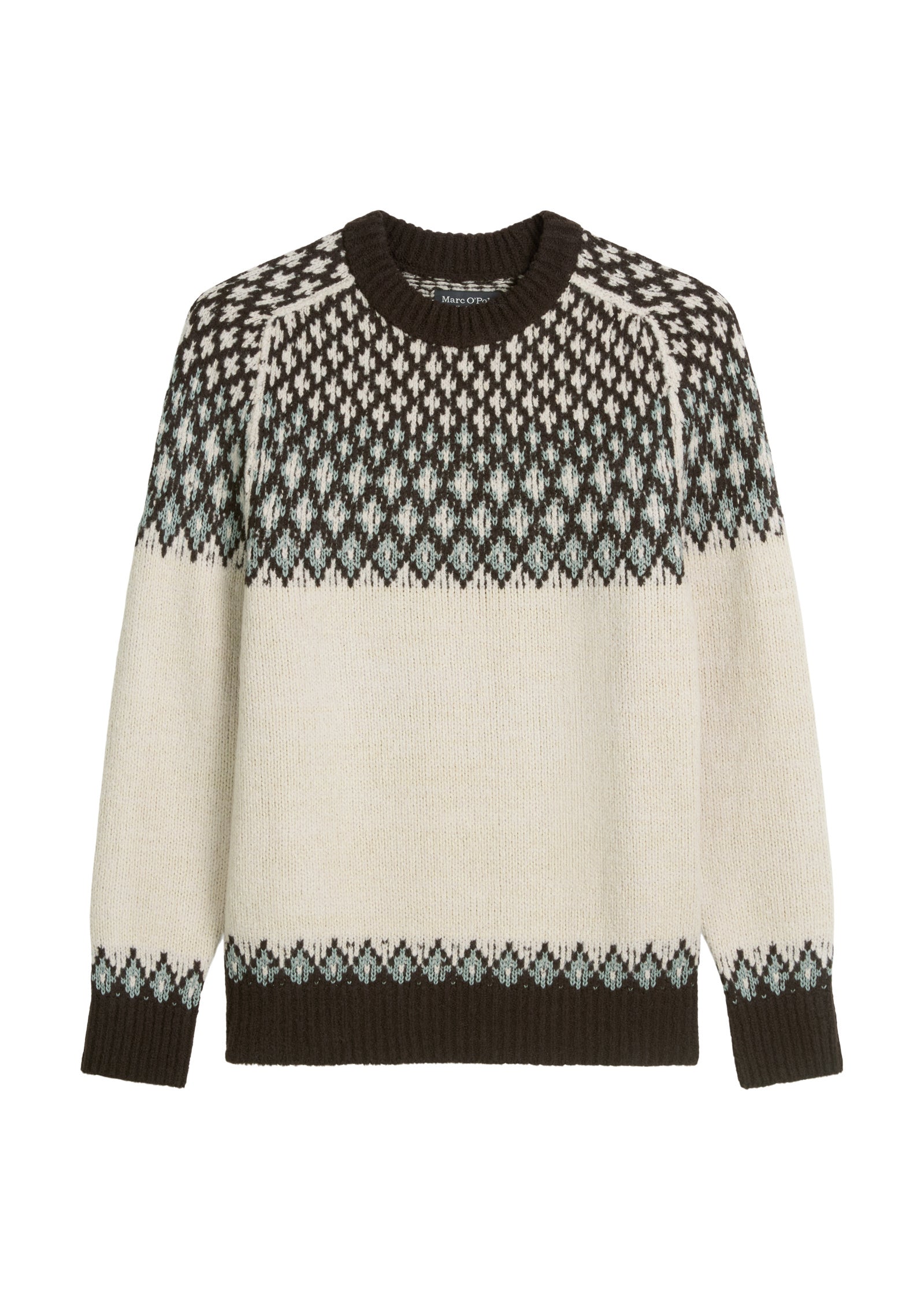 Strickpullover aus Schurwoll-Mix - 707-gray silk - Braun