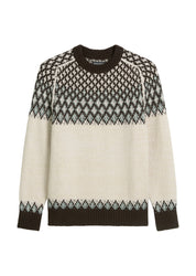 Strickpullover aus Schurwoll-Mix - 707-gray silk - Braun