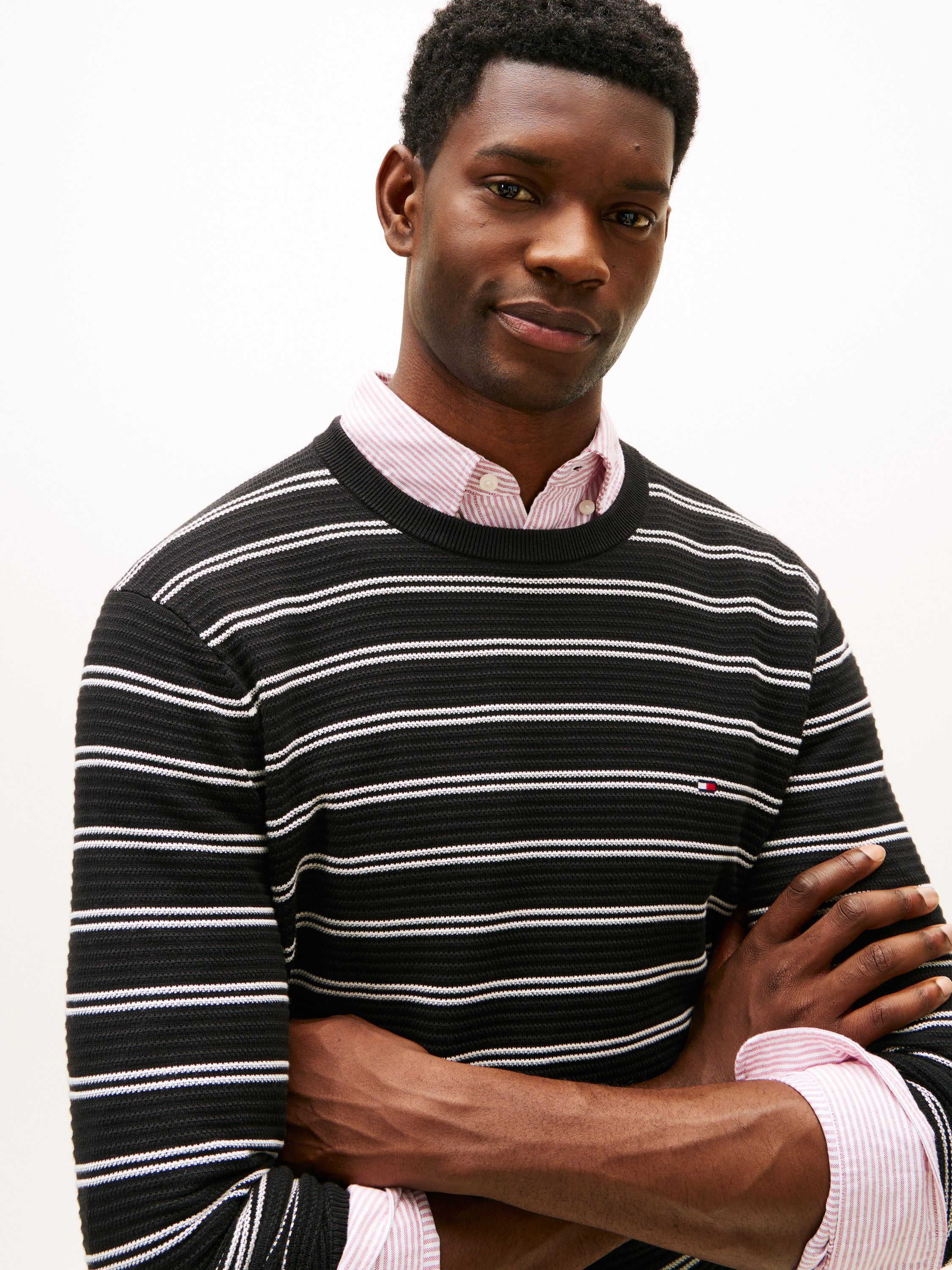 Strickpullover aus Bio-Baumwolle - 0AP-BLACK - Schwarz