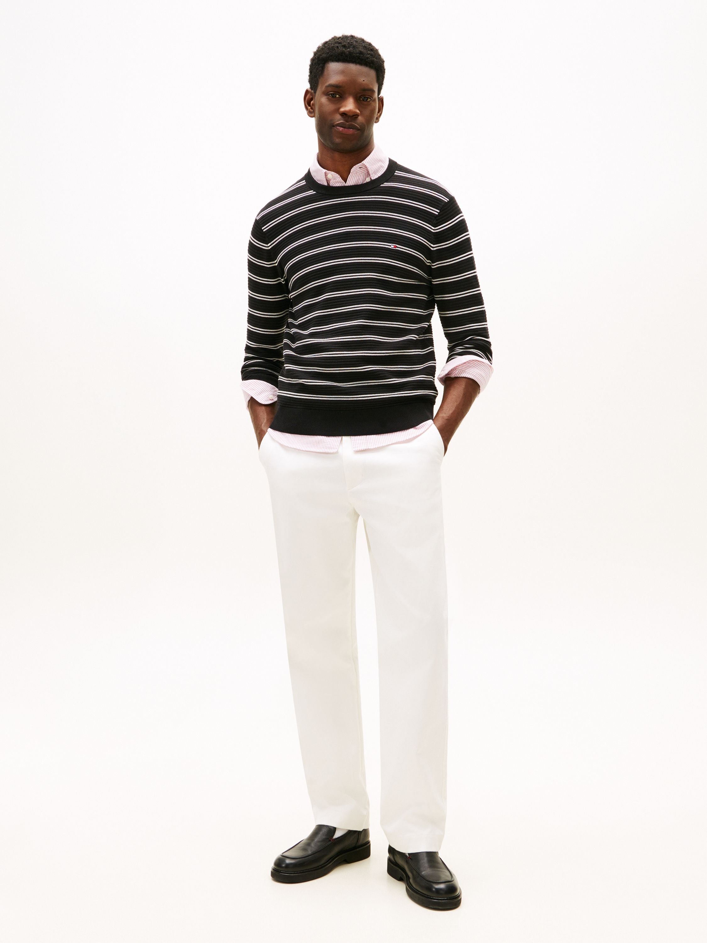 Strickpullover aus Bio-Baumwolle - 0AP-BLACK - Schwarz