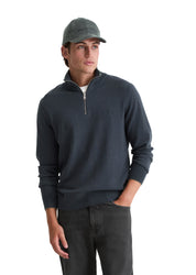 Strickpullover aus Woll-Mix - 898-dark navy - Blau
