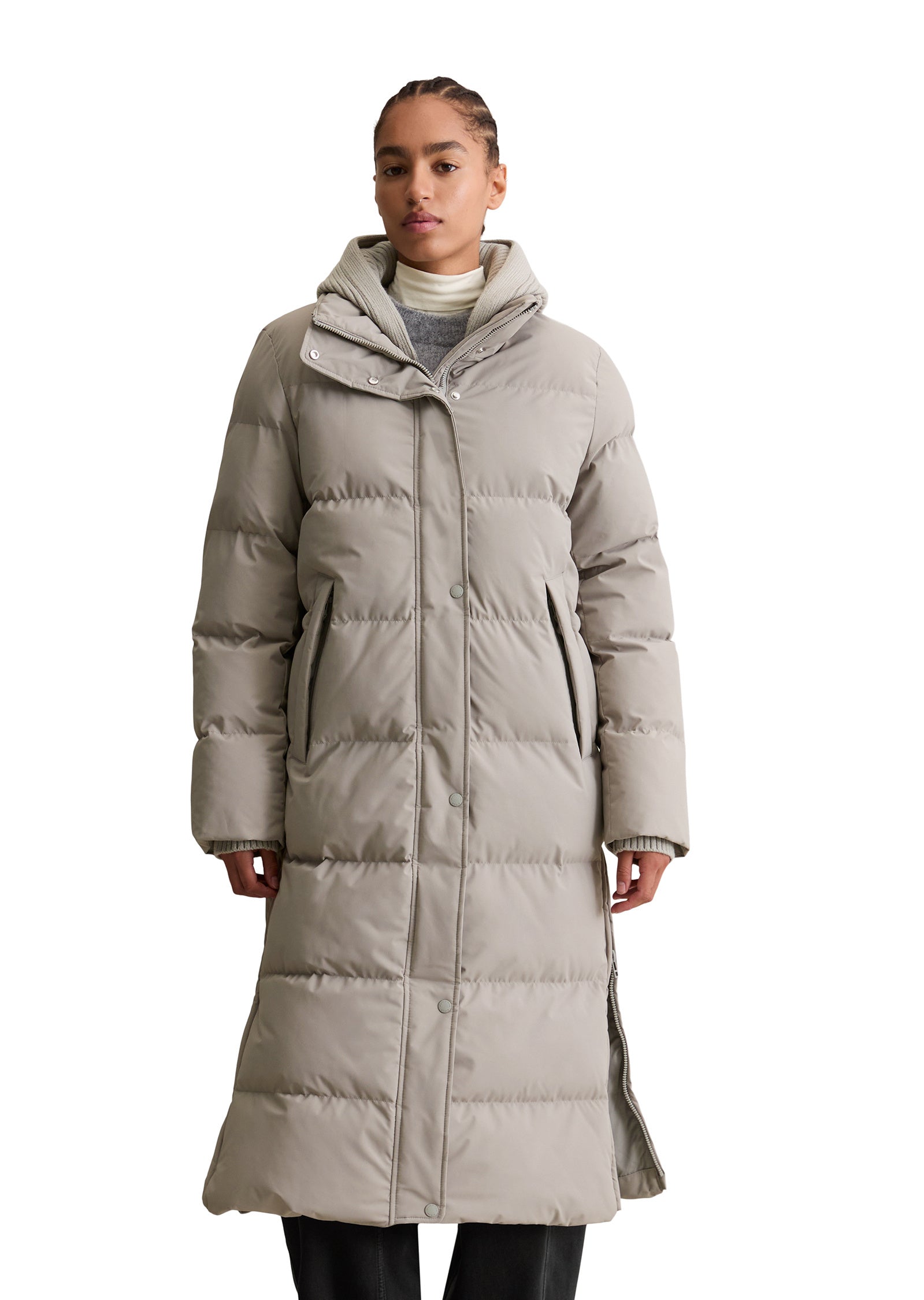 Puffer-Mantel Regular Fit - 0634-Grey Eternity - Grau