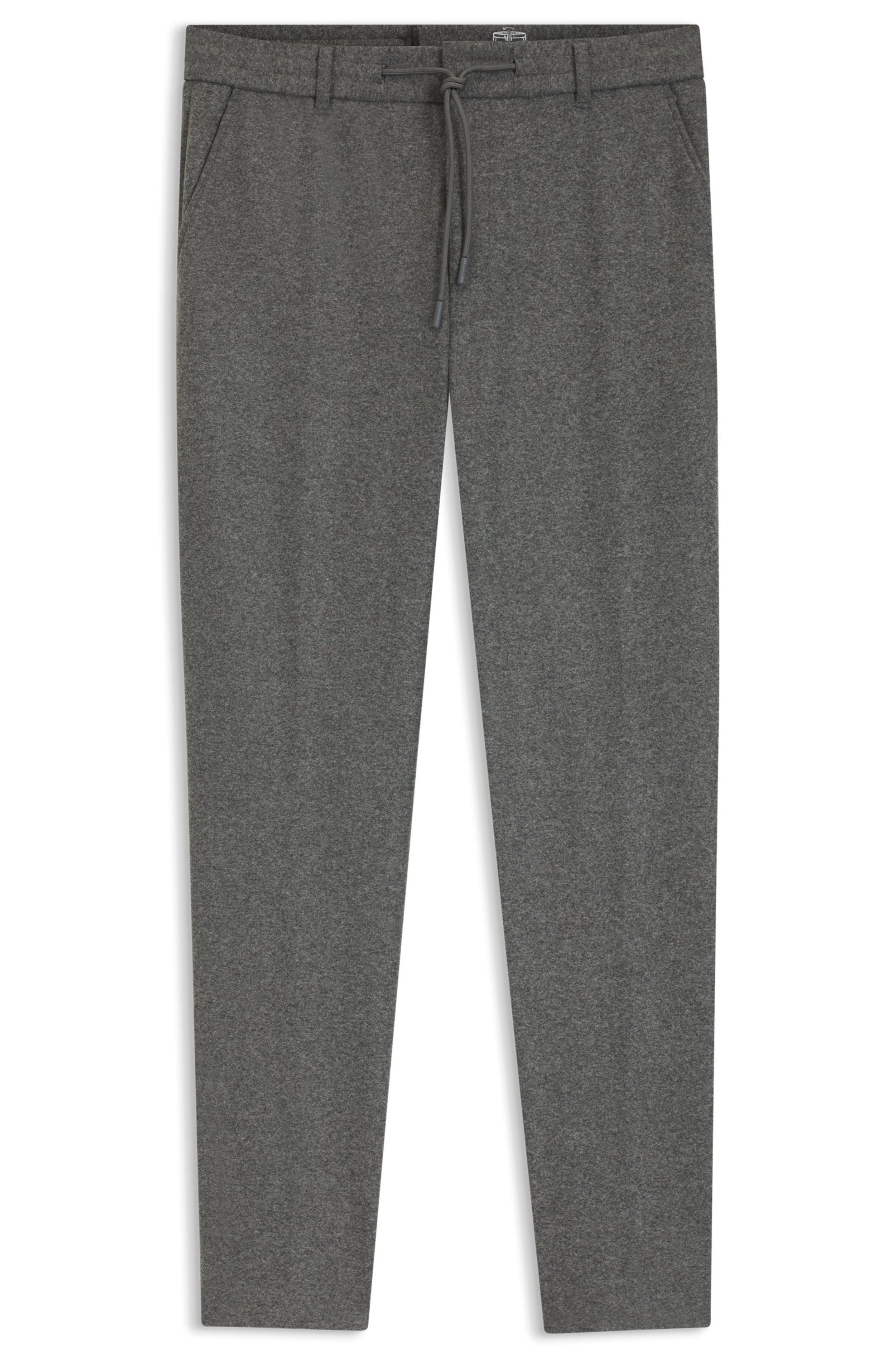 Stoffhose Tapered Fit - 030-Medium Grey - Grau