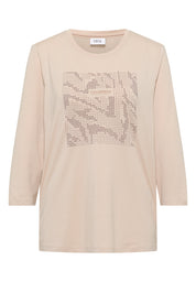 T-Shirt - 36983 oat milk beige - Beige