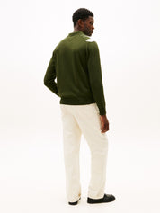 Rugby-Pullover aus Baumwolle - M1Q-GREEN - Grün