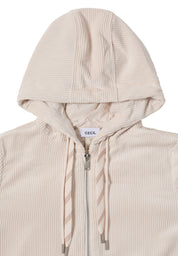 Cordjacke - 16983 oat milk beige - Creme
