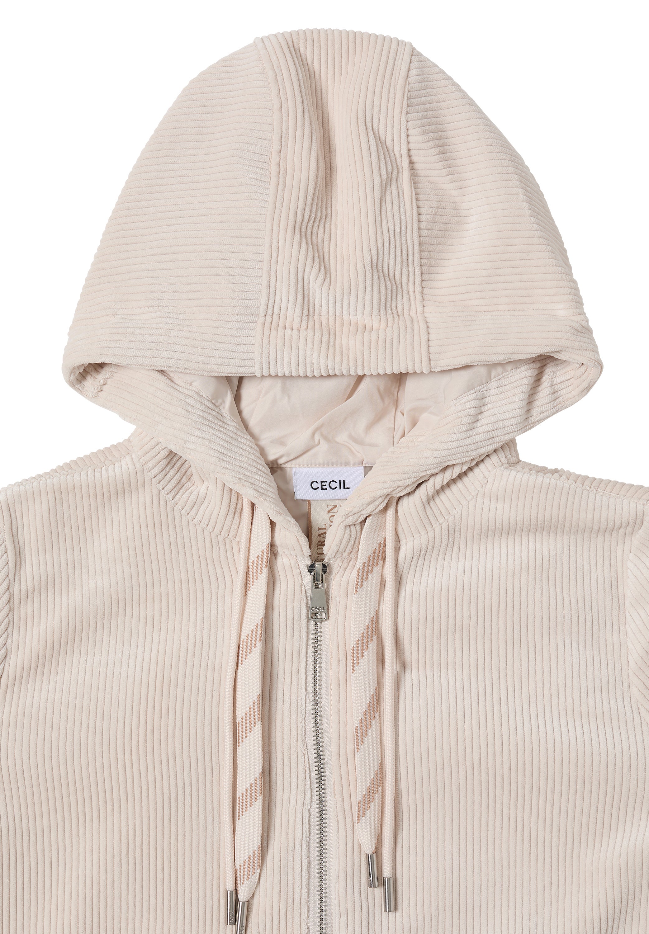 Cordjacke - 16983 oat milk beige - Creme