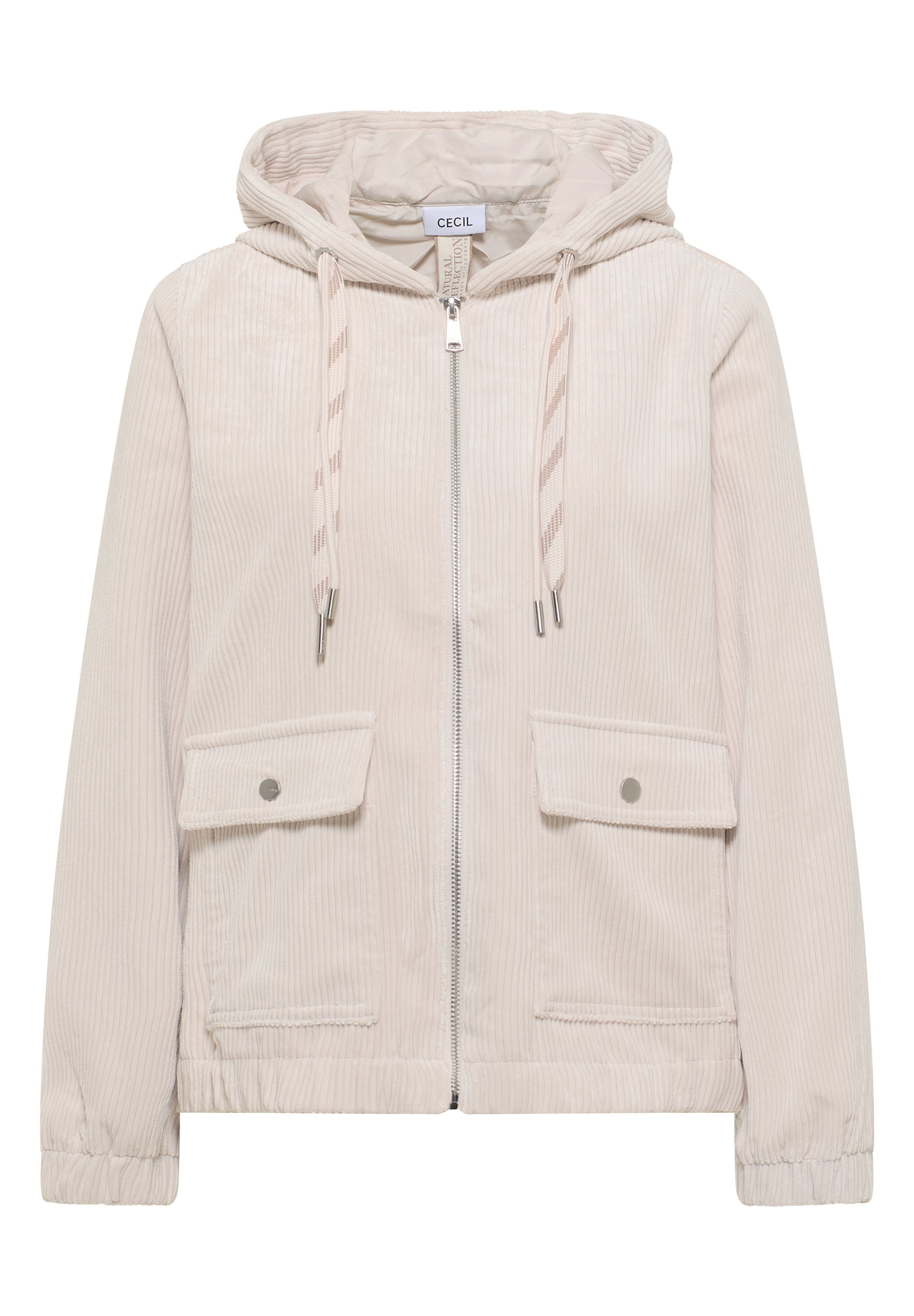 Cordjacke - 16983 oat milk beige - Creme
