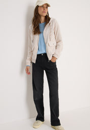 Cordjacke - 16983 oat milk beige - Creme