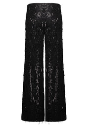 Schlupfhose Wide Leg - 9045-Black - Schwarz