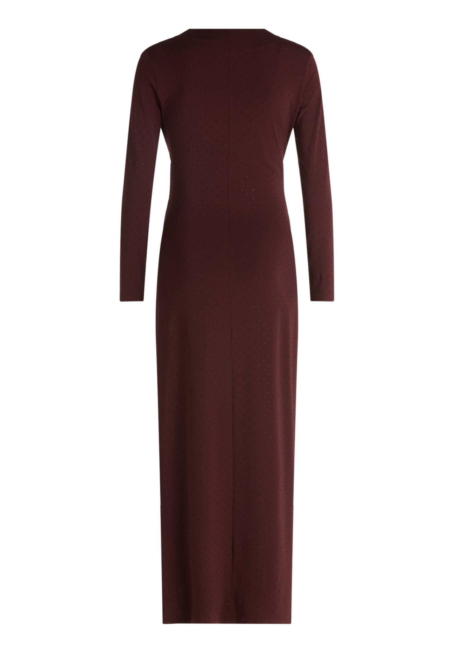 Abendkleid mit V-Ausschnitt - 4715-Deep Dahlia - Rot