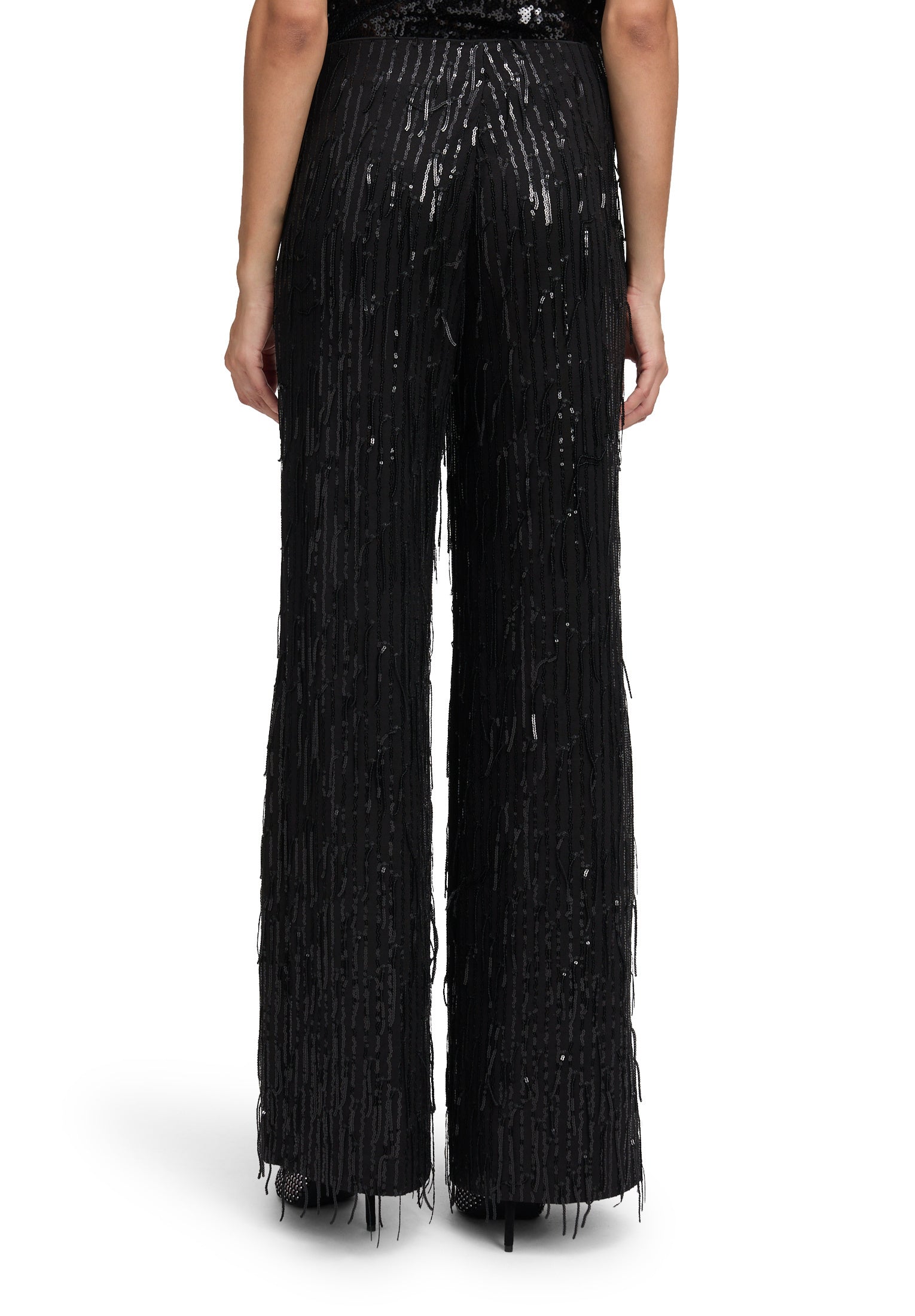 Schlupfhose Wide Leg - 9045-Black - Schwarz