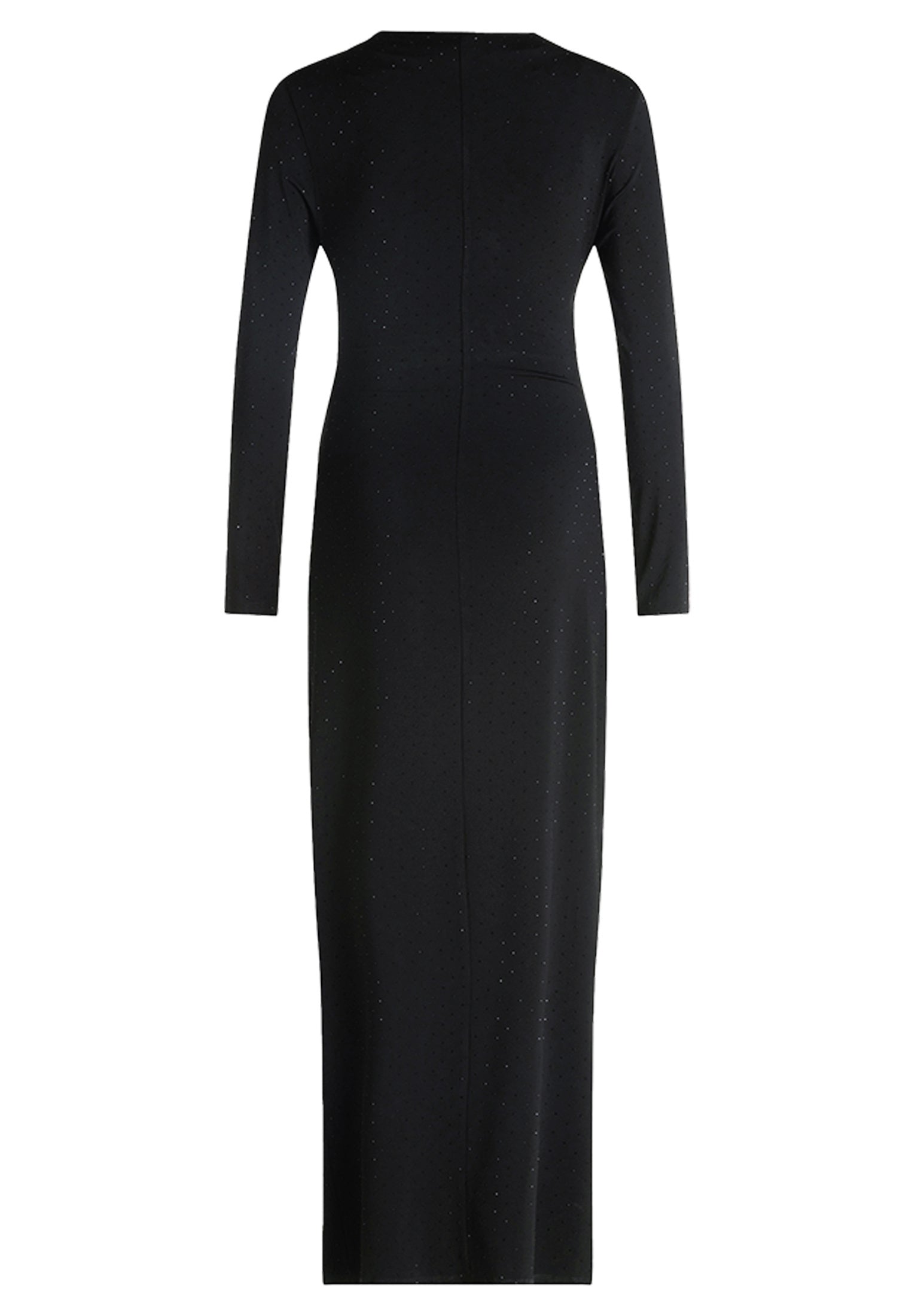 Abendkleid mit V-Ausschnitt - 9045-Black - Schwarz