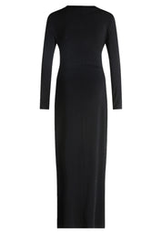 Abendkleid mit V-Ausschnitt - 9045-Black - Schwarz