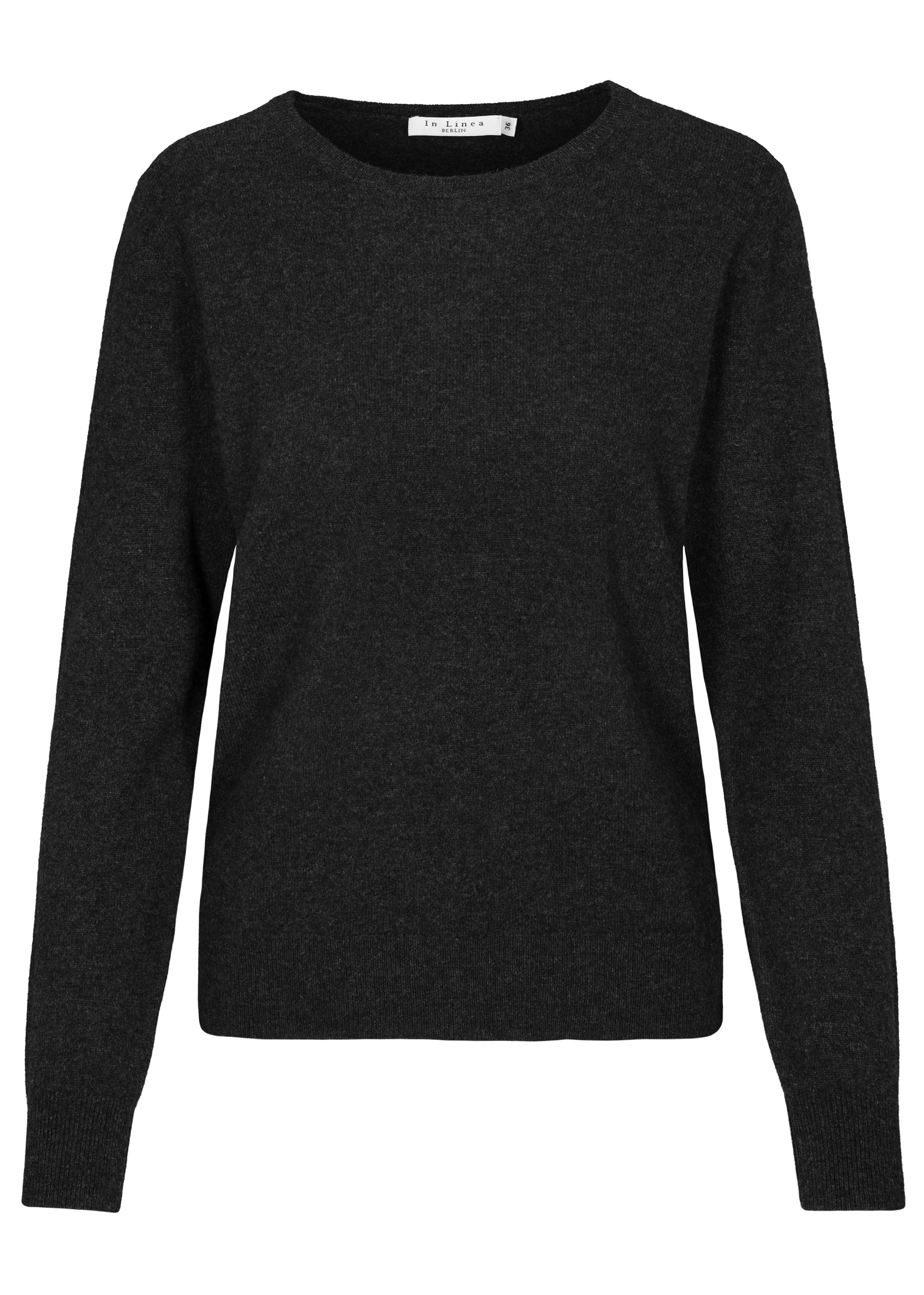 Strickpullover aus Kaschmir - 806 806 ANTHRA MEL. - Grau