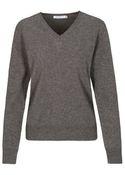 Strickpullover aus Kaschmir - 706 706 TAUPE MEL. - Braun