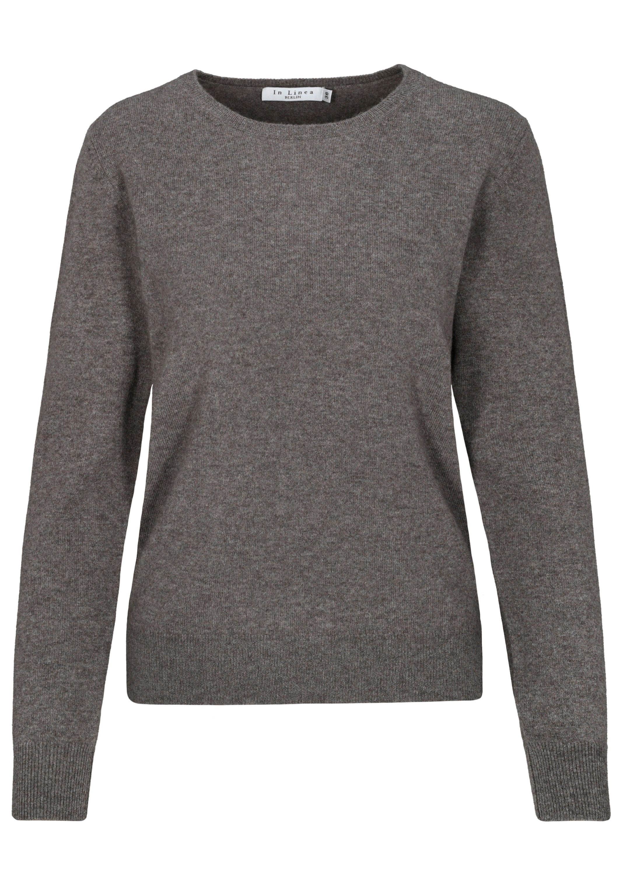 Strickpullover aus Kaschmir - 706 706 TAUPE MEL. - Grau