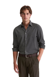 Freizeithemd kariert Shaped Fit - D94-multi/black - Grau