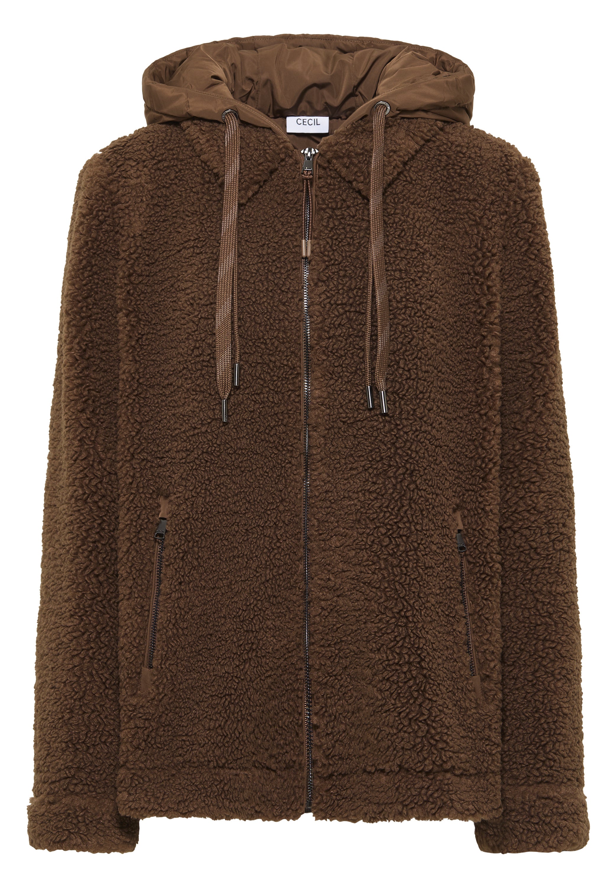 Teddy-Overshirt - 17113 mocha caramel - Beige