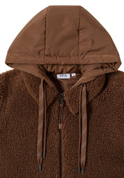 Teddy-Overshirt - 17113 mocha caramel - Beige
