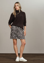 Jacquard-Rock MAJA Midi - 36866-deep roast brown - Braun
