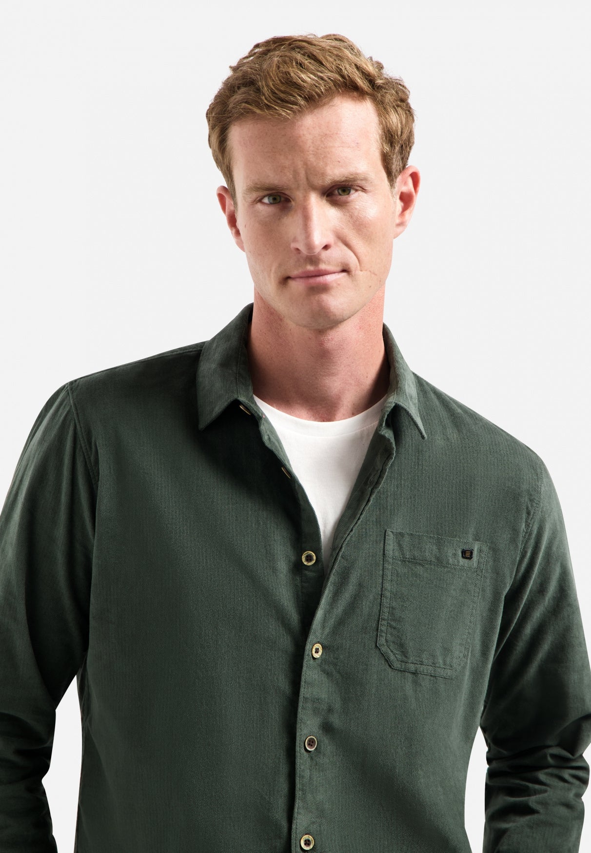 Freizeithemd Regular Fit - 052-Dark Green - Grün
