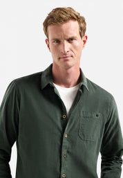 Freizeithemd Regular Fit - 052-Dark Green - Grün