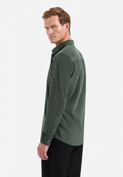 Freizeithemd Regular Fit - 052-Dark Green - Grün