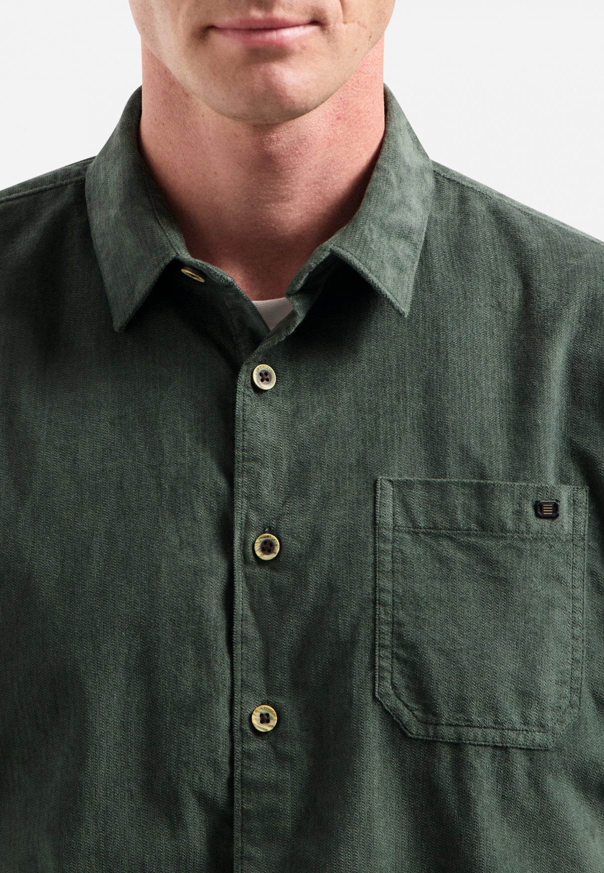 Freizeithemd Regular Fit - 052-Dark Green - Grün