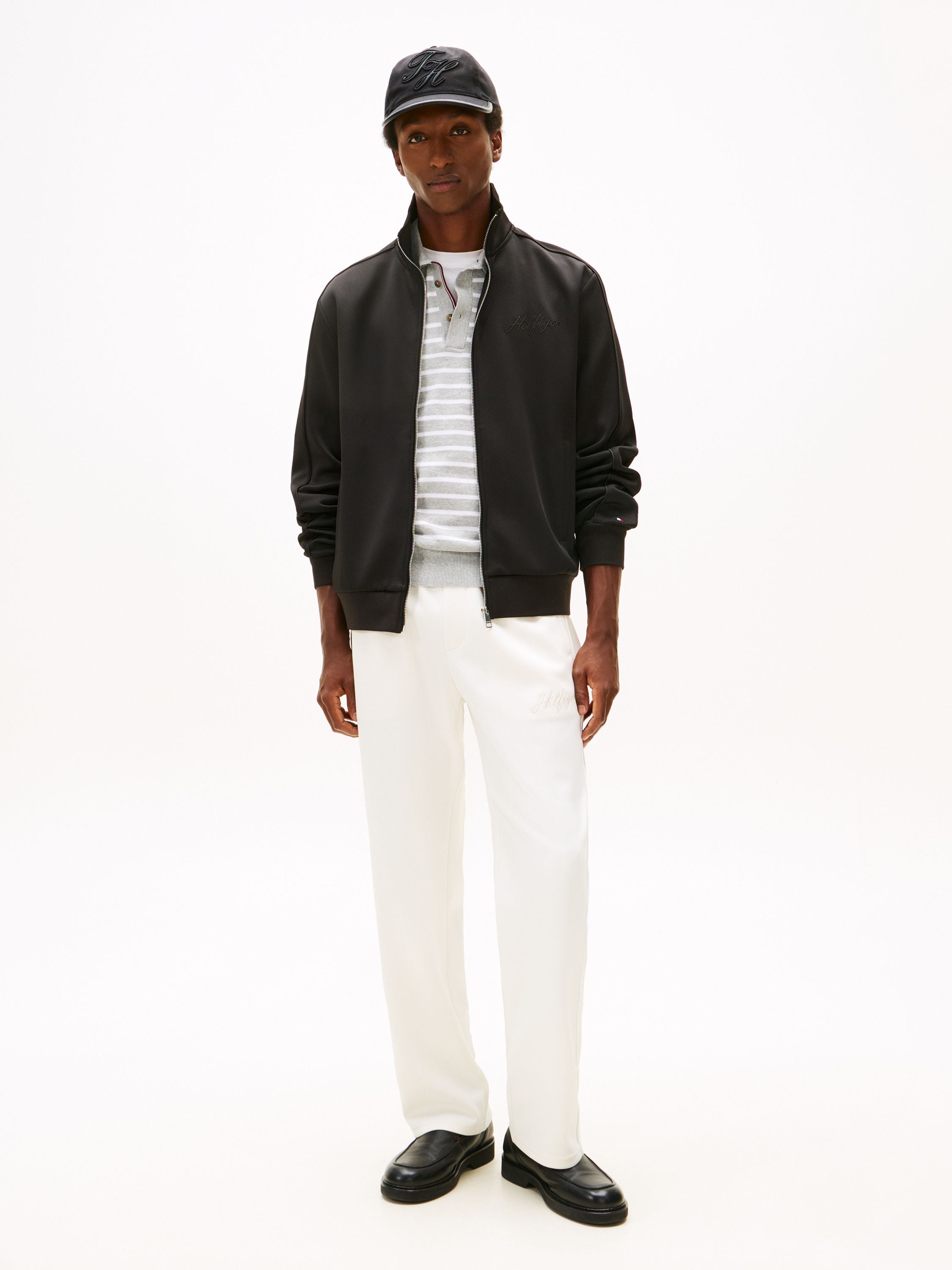 Sweatjacke Regular Fit - BDS-BLACK - Schwarz