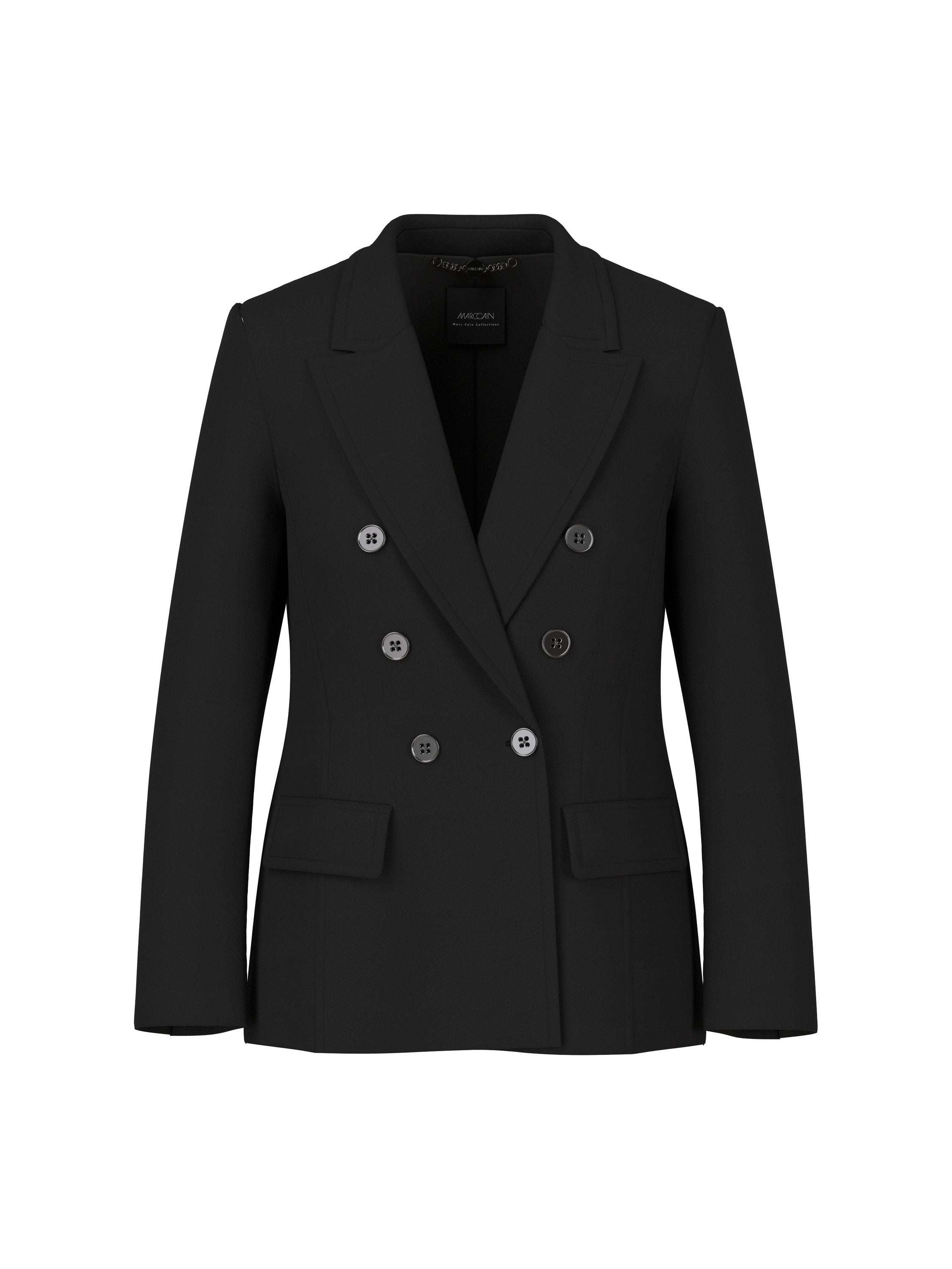 Blazer doppelreihig - 900 - Schwarz