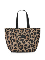 Wendbare Shopper-Tasche mit Print - 624 - Braun
