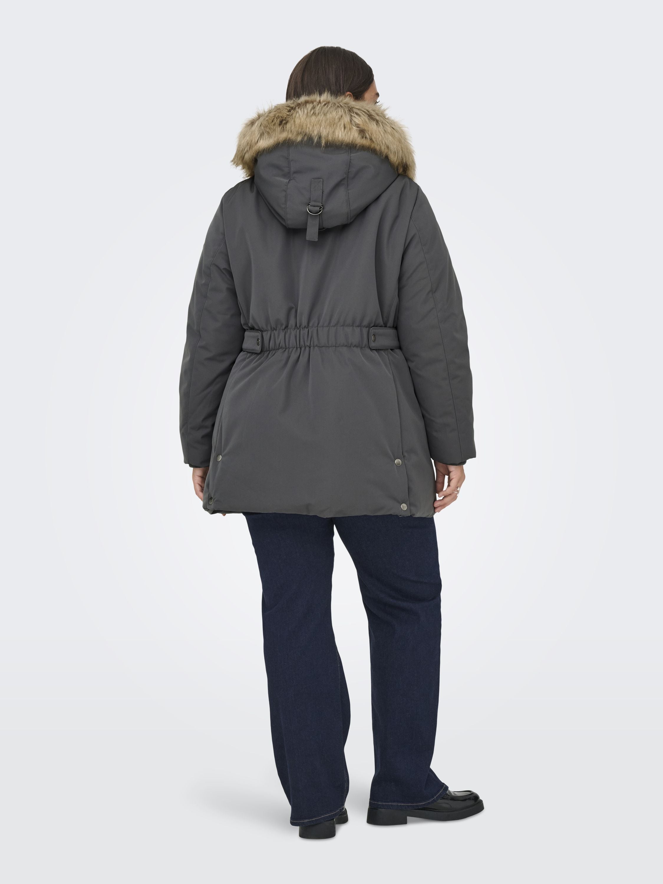 Parka mit abnehmbarer Kapuze - Blackened Pearl - Grau