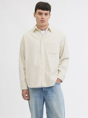Cordovershirt Relaxed Fit - Antique White - Creme