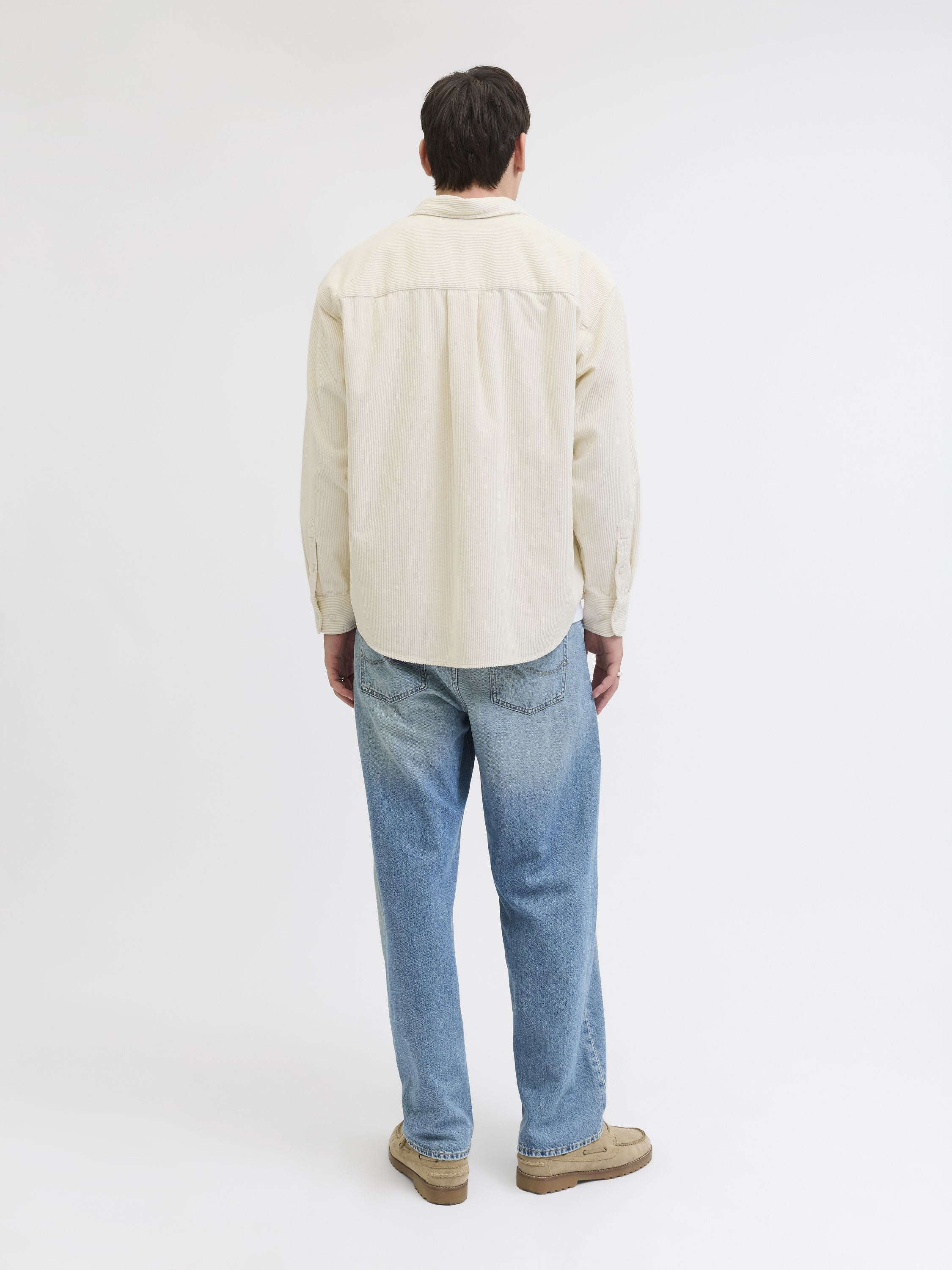 Cordovershirt Relaxed Fit - Antique White - Creme