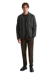 Sakko aus Schurwolle - 989-dark grey melange - Grau