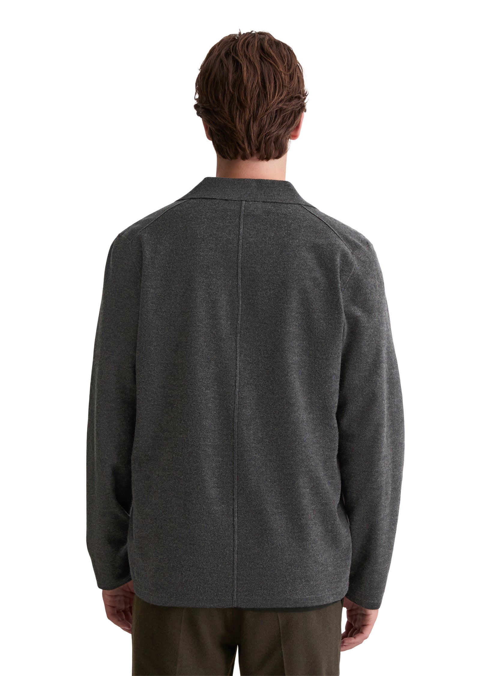 Sakko aus Schurwolle - 989-dark grey melange - Grau