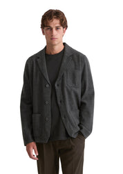 Sakko aus Schurwolle - 989-dark grey melange - Grau
