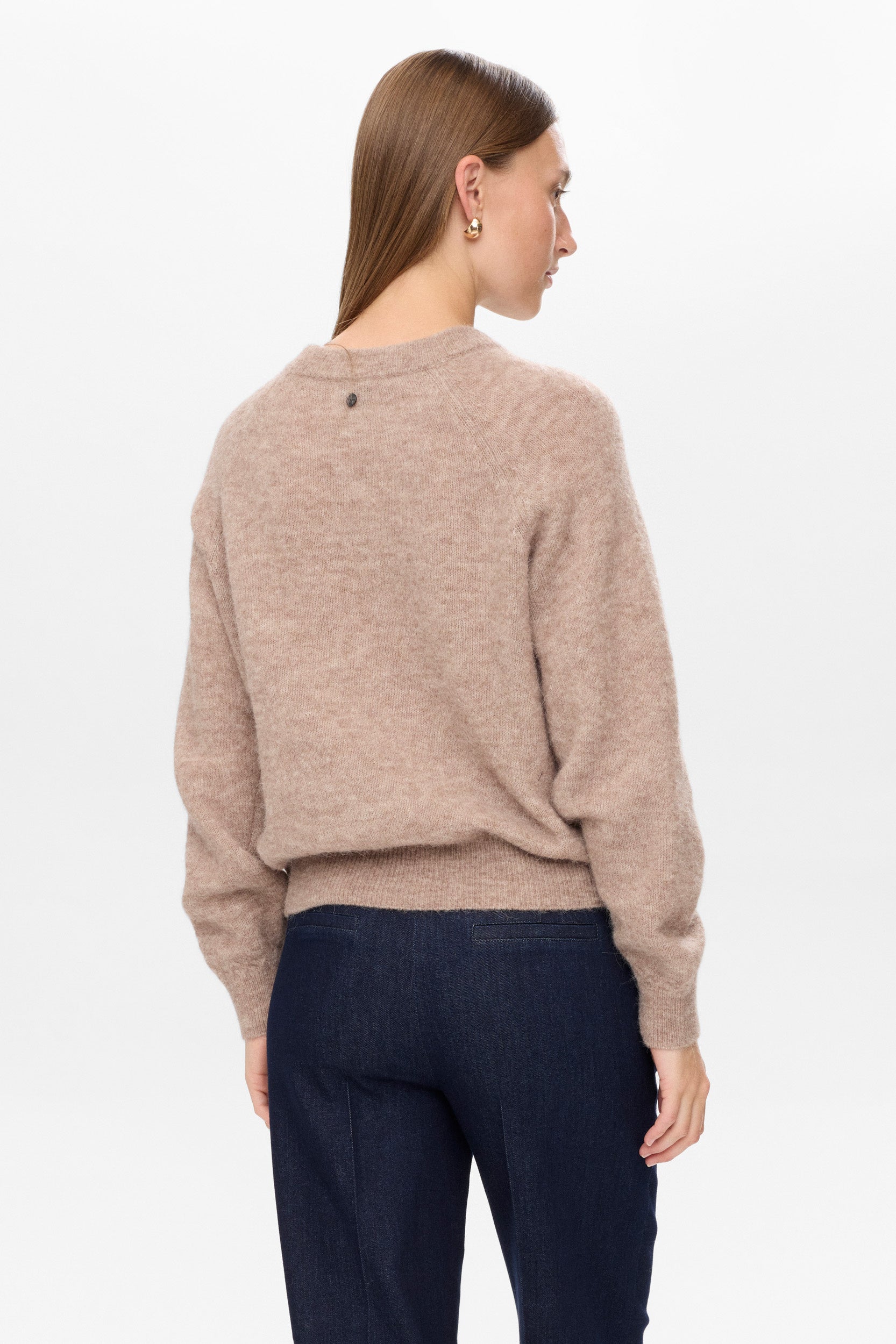 Strickpullover NURIETTE aus Wollmix - 5697 - Braun