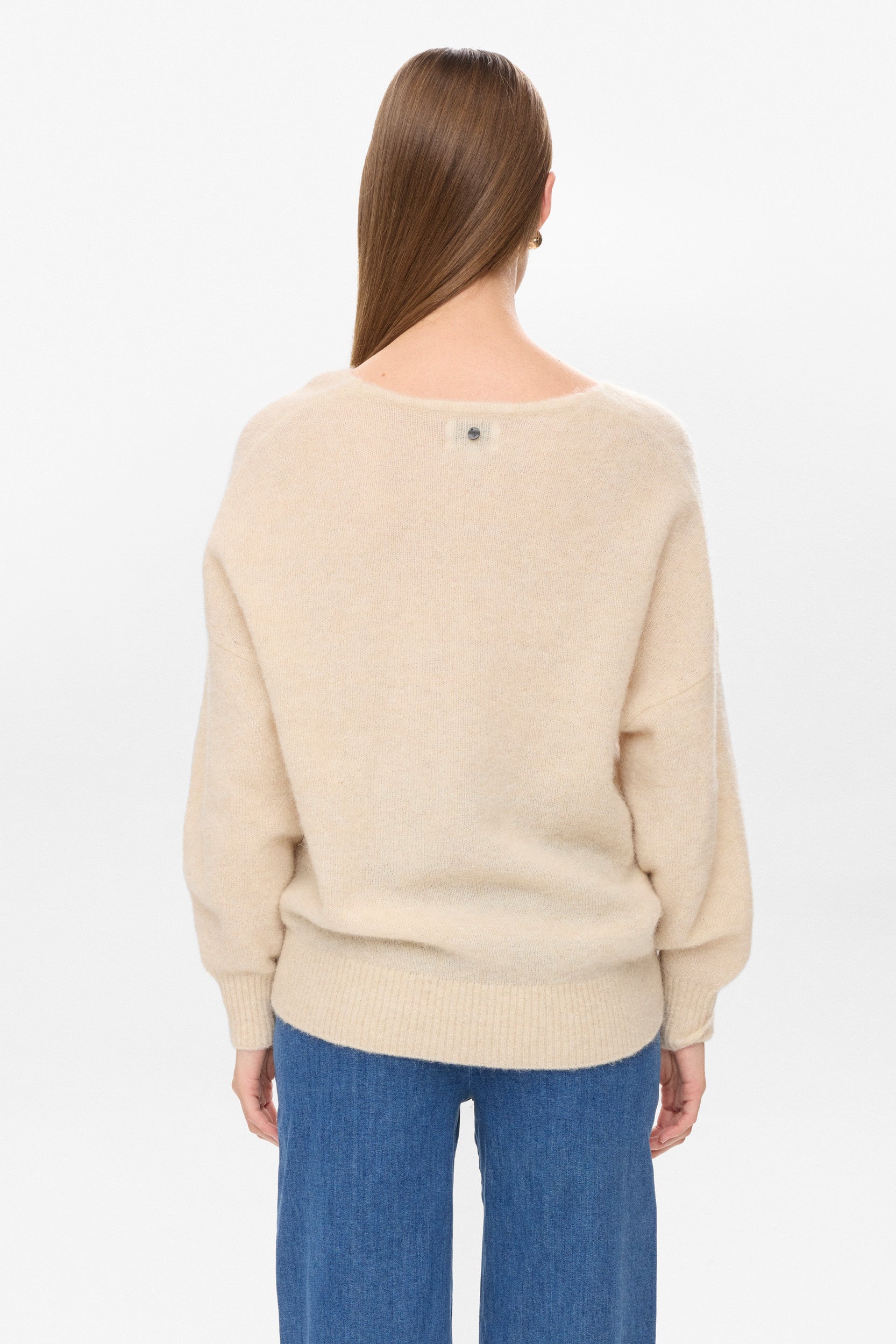 Strickpullover NURIETTE aus Wollmix - 0547 - Beige
