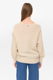 Strickpullover NURIETTE aus Wollmix - 0547 - Beige