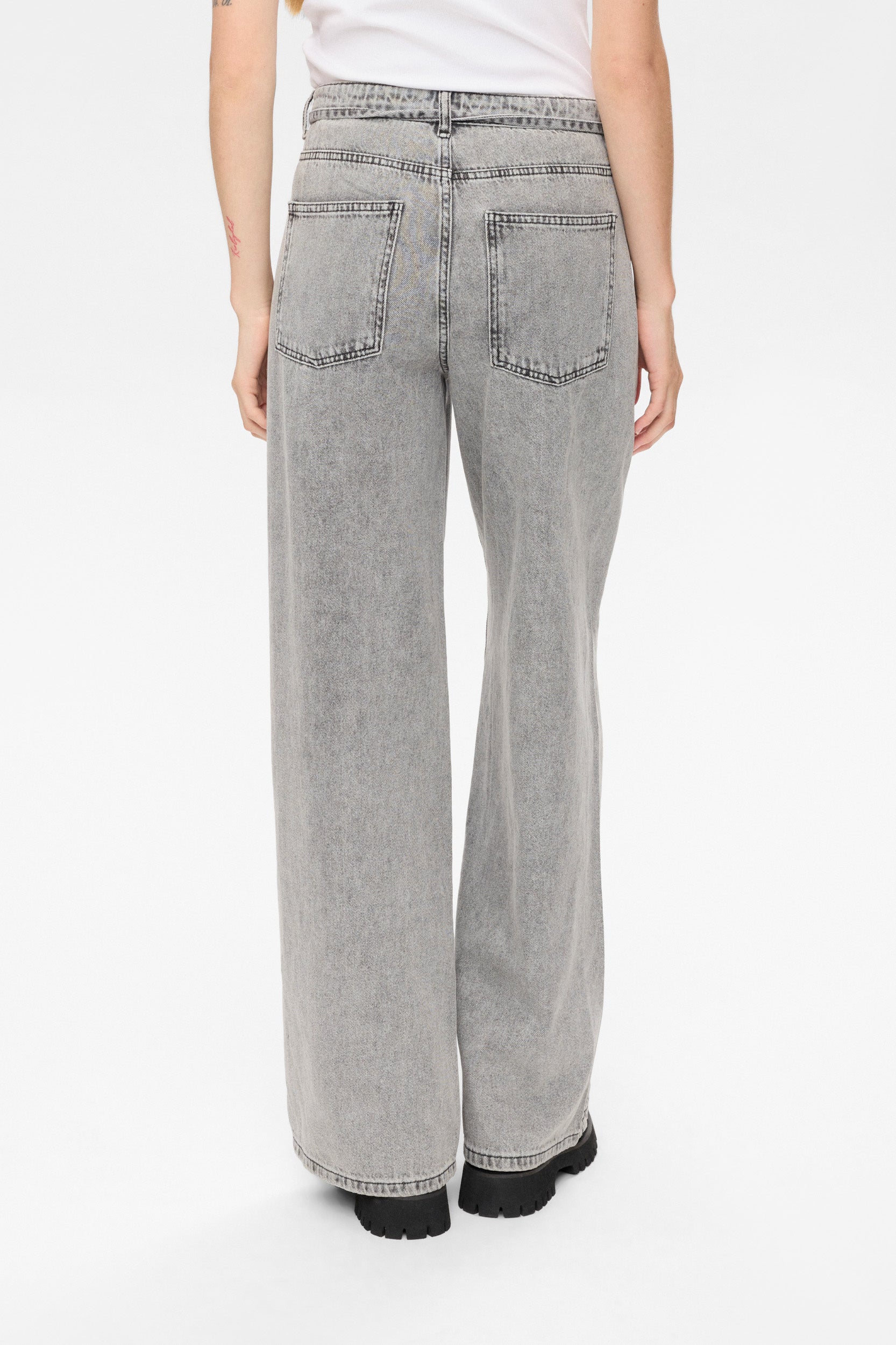 Jeans NUBROOKLYN Wide Leg - 3017 - Grau