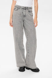 Jeans NUBROOKLYN Wide Leg - 3017 - Grau