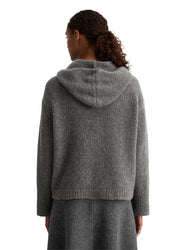 Blouclé-Hoodie Loose Fit - 927-rocky grey melange - Grau