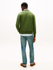 Sweatshirt aus Baumwollmix - L01-GREEN - Grün