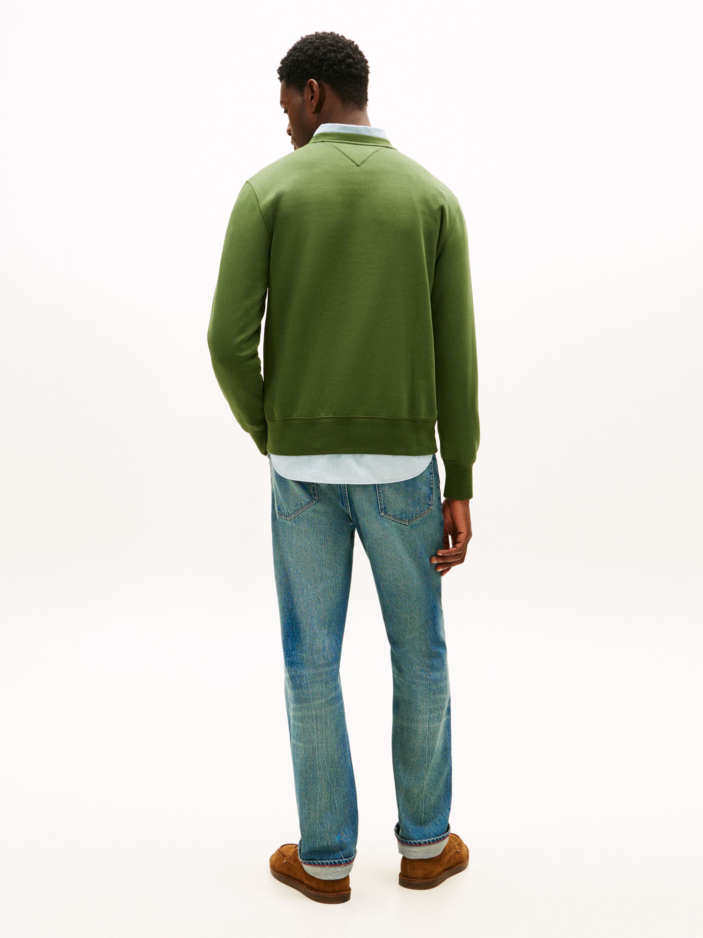 Sweatshirt aus Baumwollmix - L01-GREEN - Grün