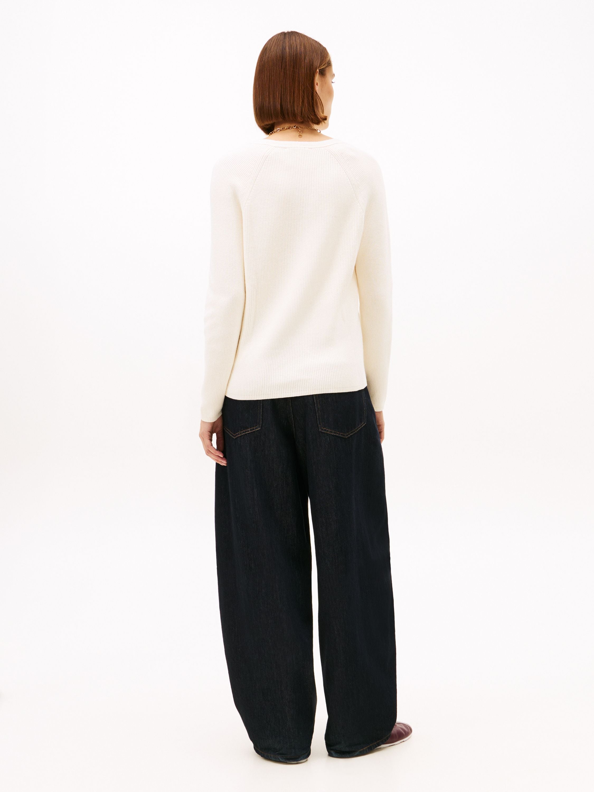 Strickpullover aus Baumwolle - Z00-YELLOW - Creme