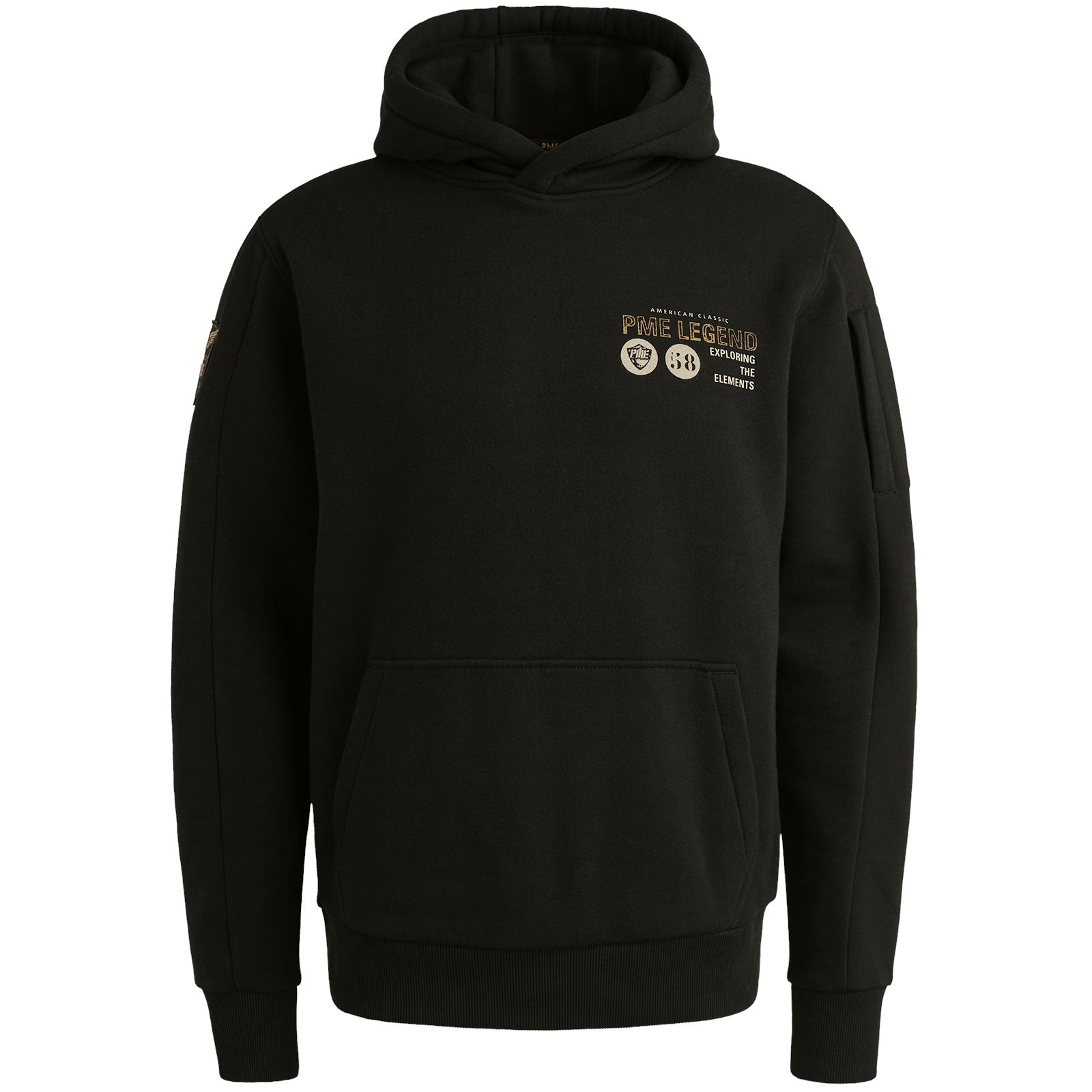 Sweathoodie aus Baumwolle - 999-Black - Schwarz