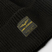 Strickmütze aus Baumwollmix - 999-Black - Schwarz